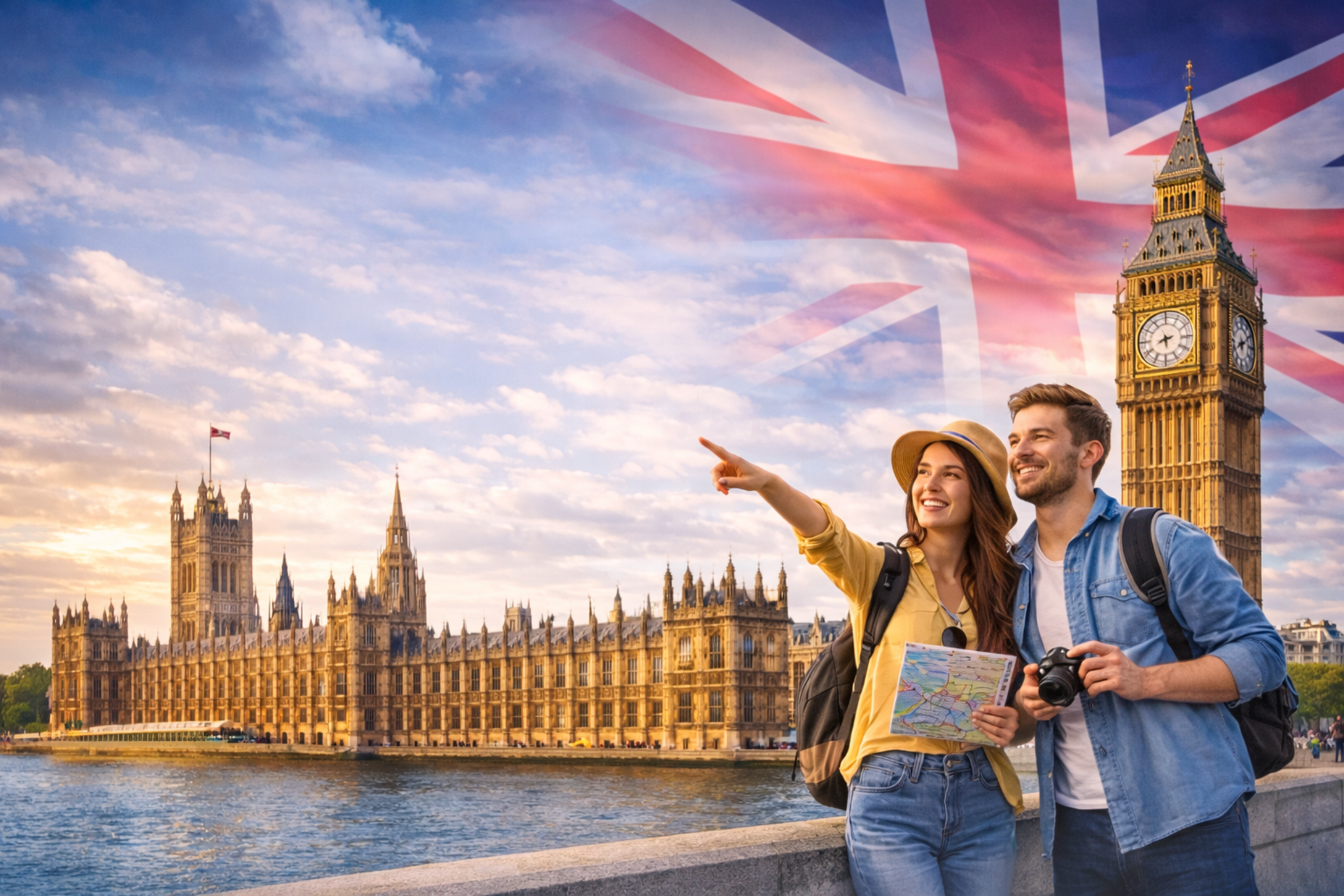 İngiltere Turist Vizesi — Big Ben ve Parlamento